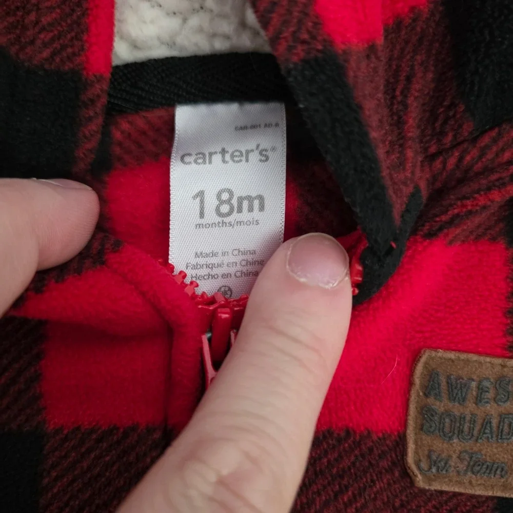 Carters buffalo plaid
